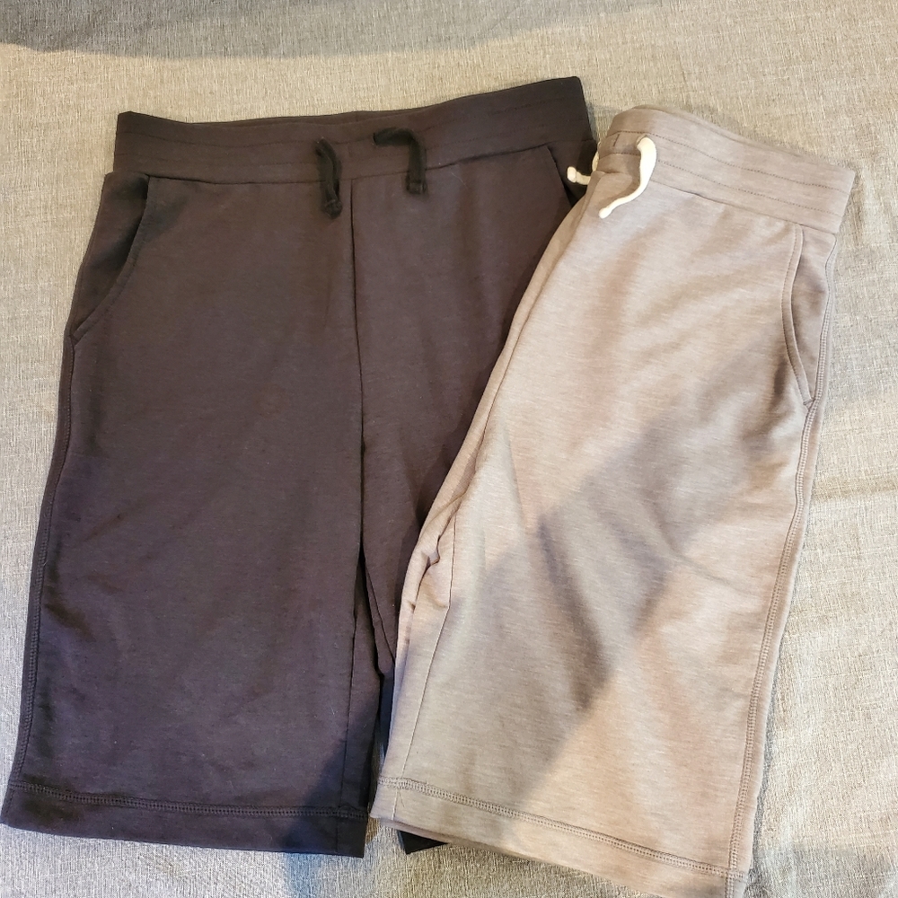 32 Degrees Cool Soft Pull on Shorts Gray Large L 14 16